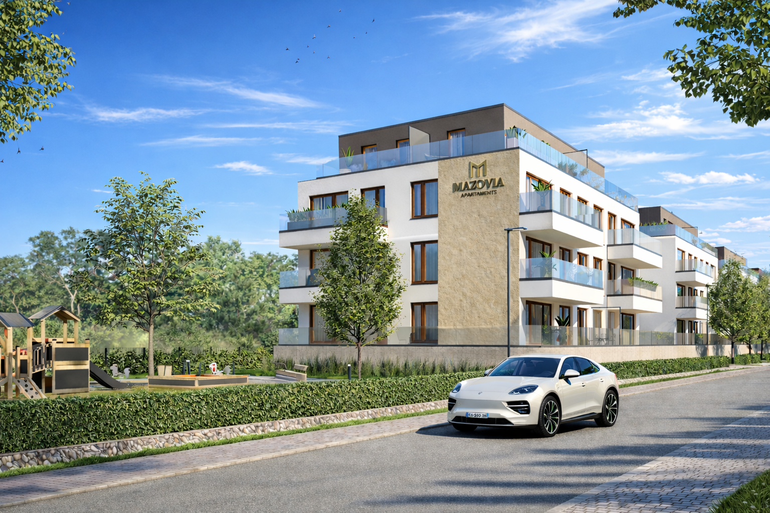 Mazovia Apartments — wizualizacja